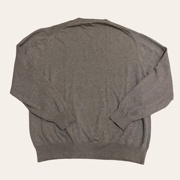 Chaps Men’s Charcoal Gray Knit Sweater - Picture 2 of 4